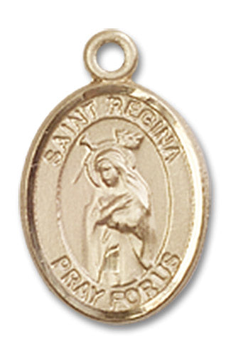 14kt Gold Filled Saint Regina Pendant