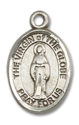 Sterling Silver Virgin Of The Globe Pendant