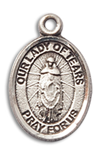 Sterling Silver Our Lady Of Tears Pendant