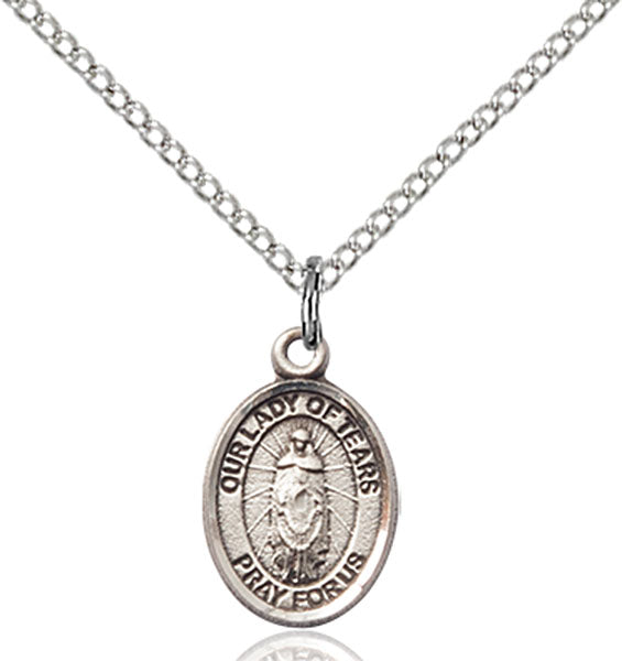 Sterling Silver Our Lady Of Tears Pendant