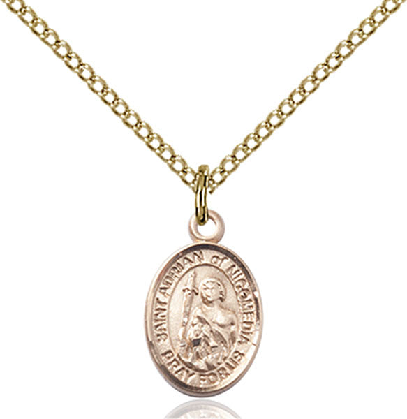 14kt Gold Filled Saint Adrian Of Nicomedia Pendant