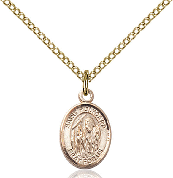 14kt Gold Filled Saint Polycarp Of Smyrna Pendant