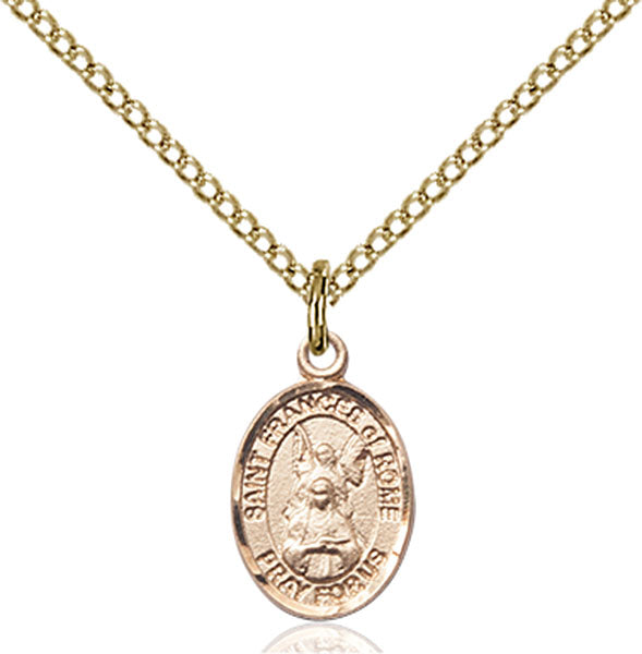 14kt Gold Filled Saint Frances Of Rome Pendant