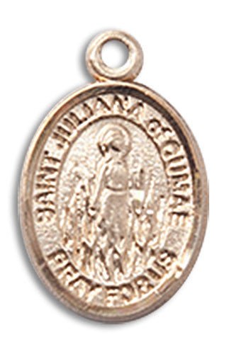 14kt Gold Saint Juliana Medal