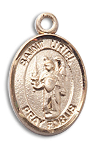 14kt Gold Saint Uriel Medal