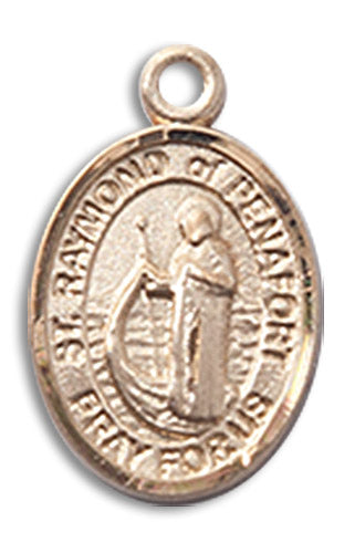 14kt Gold Saint Raymond of Penafort Medal
