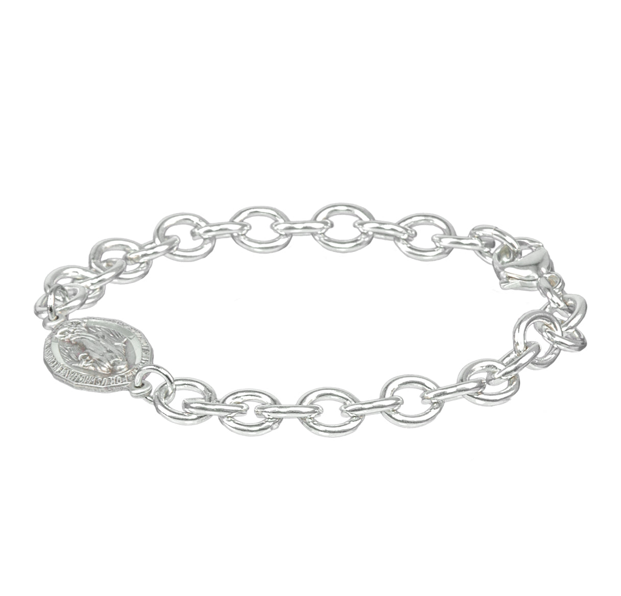Solid Sterling Silver Heavy Link Bracelet