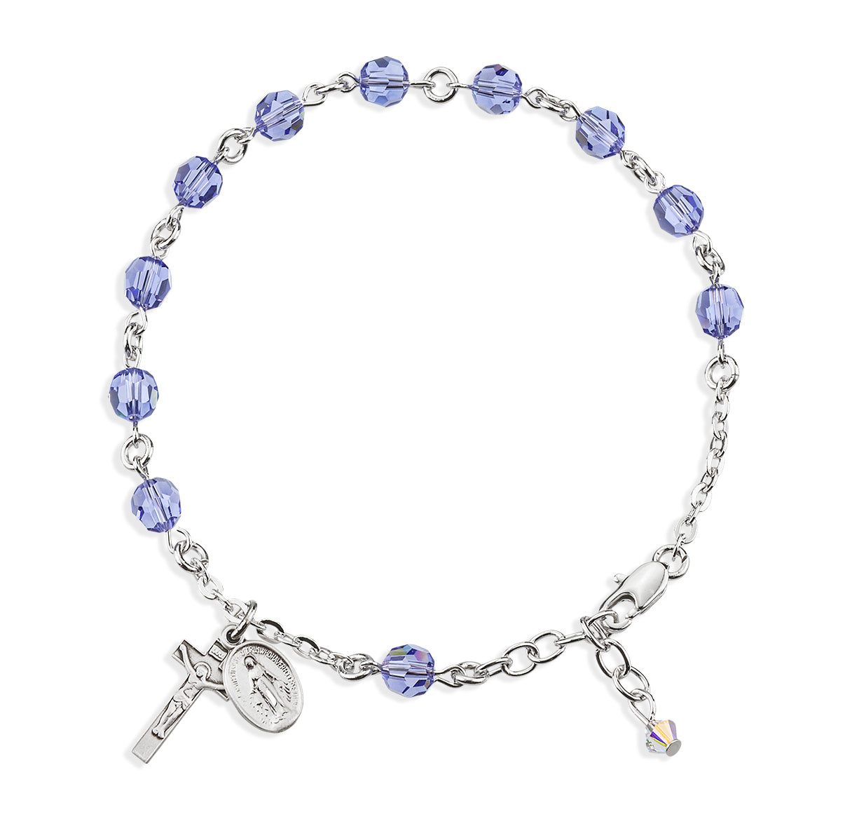 Victoria Cruz Balance gold-plated crystal bracelet with purple crystal