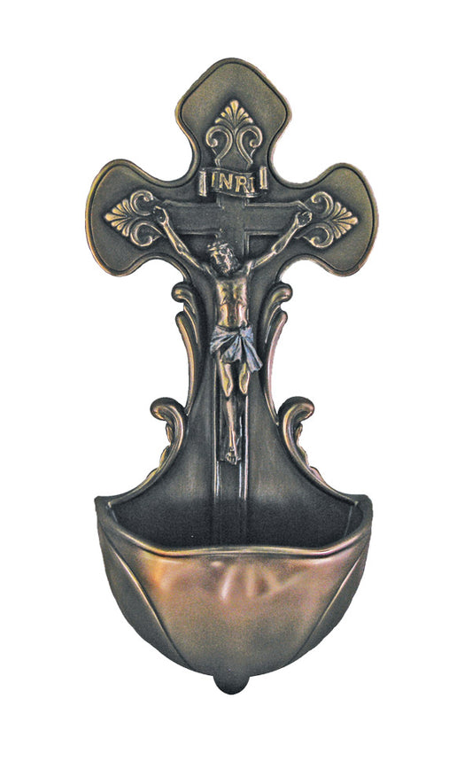 Crucifixion Holy Water Font