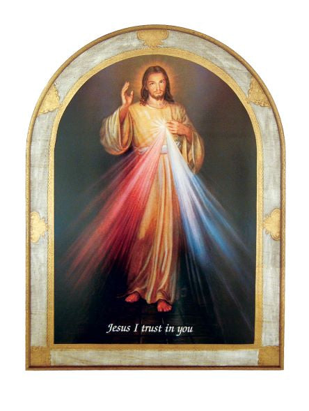 Divine Mercy Florentine Plaque