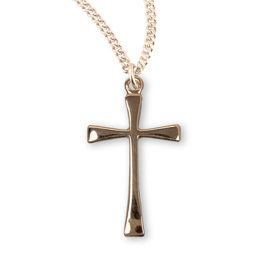 Gold Over Sterling Silver Cross