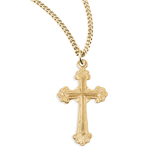 Gold Over Sterling Silver Cross