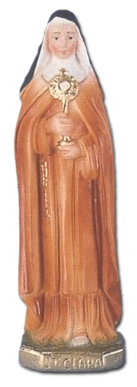St Clare of Assisi Statue