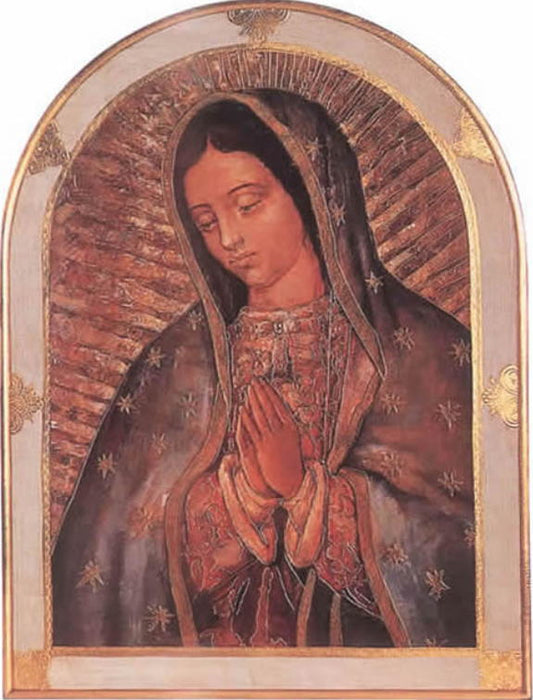 Our Lady Of Guadalupe Florentine Plaque
