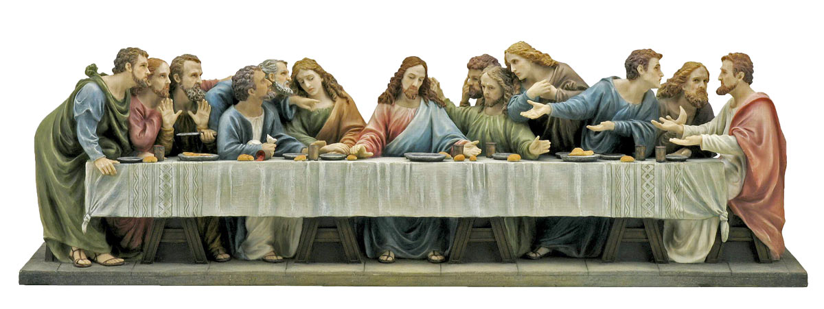 Last Supper Statue Hand-Painted – The Catholic Shop