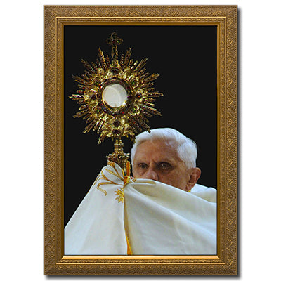 Pope Benedict With Monstrance