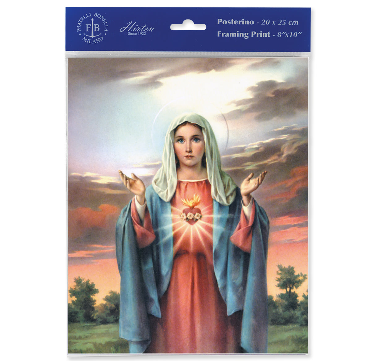 Immaculate Heart of Mary Print (Pack of 3)