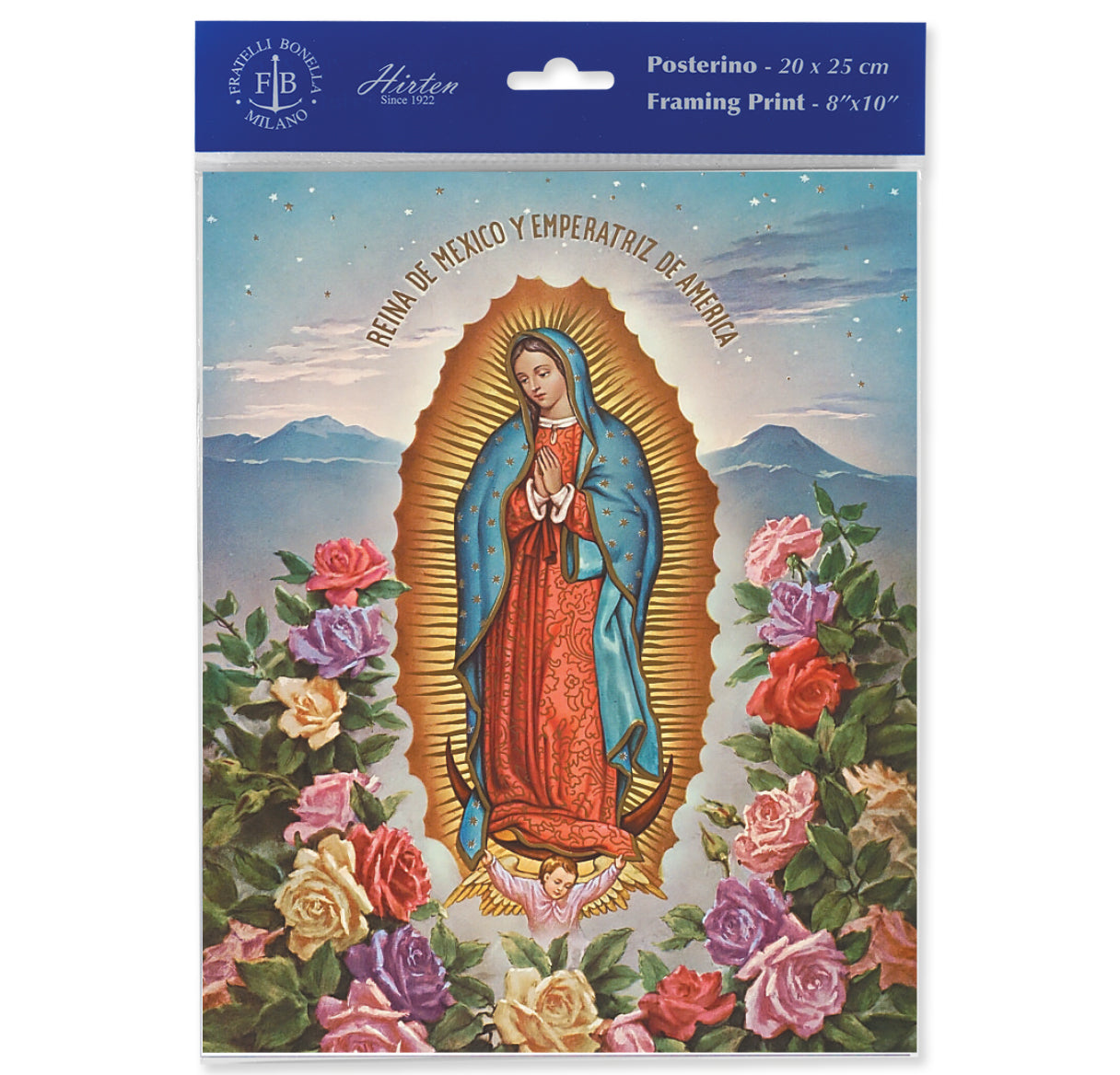 Our Lady of Guadalupe with Roses Print