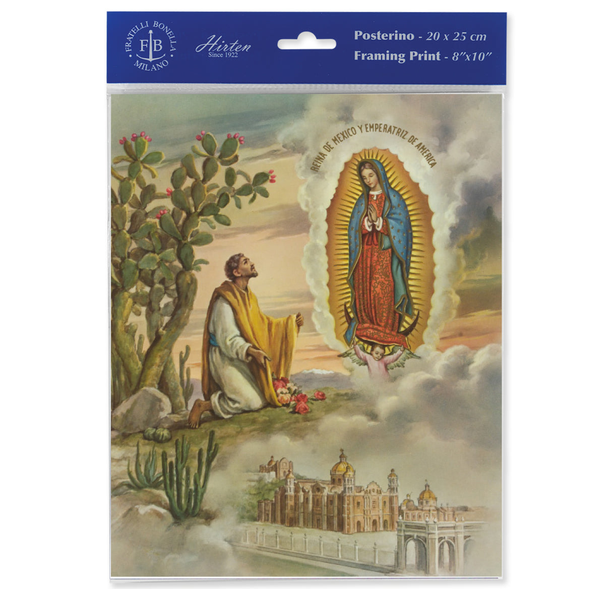 Our Lady of Guadalupe with San Diego Print