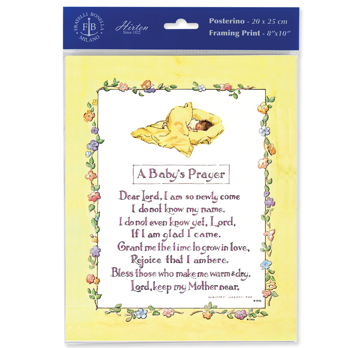 Baby Prayer Print (Pack of 3)
