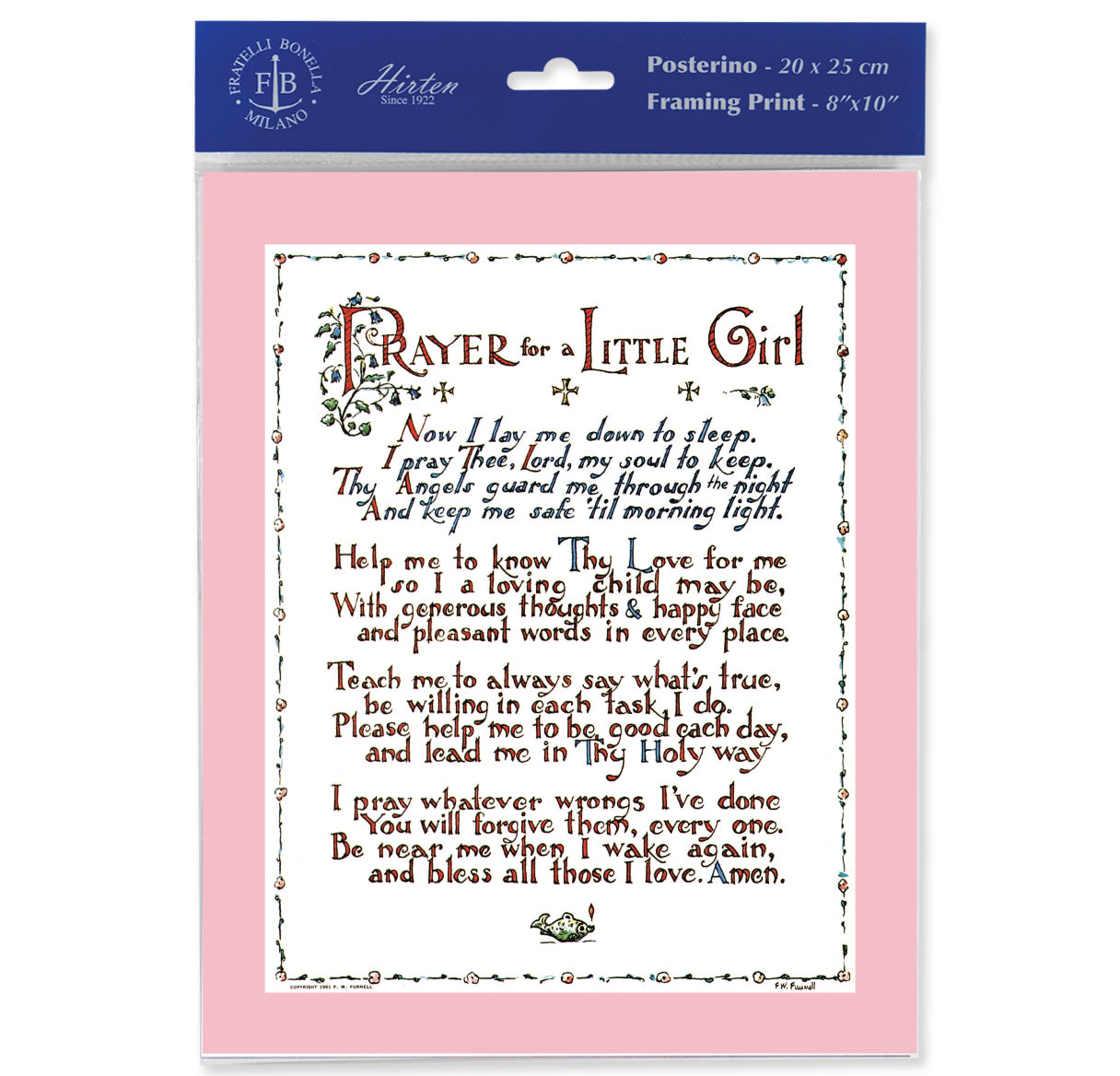 Prayers for a Little Girl Print