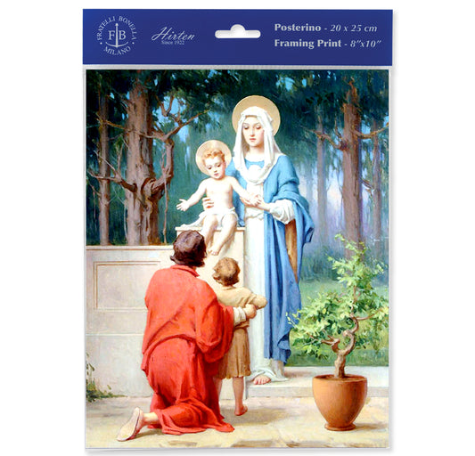 The Holy Family with St. John the Baptist Print