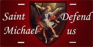 St. Michael License Plate