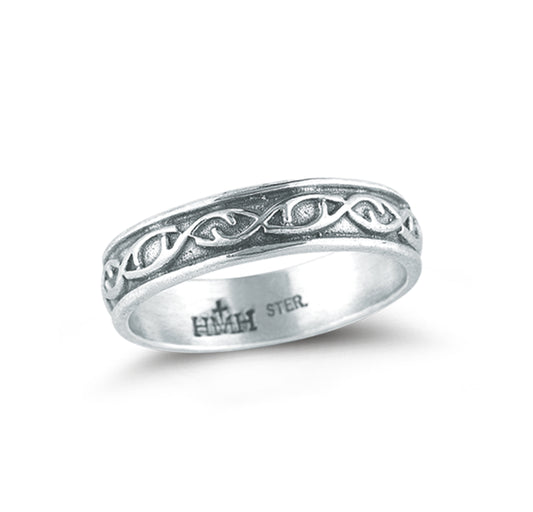 Sterling Silver "Crown of Thorns" Ring Size 1