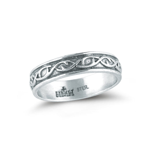 Sterling Silver "Crown of Thorns" Ring Size 11