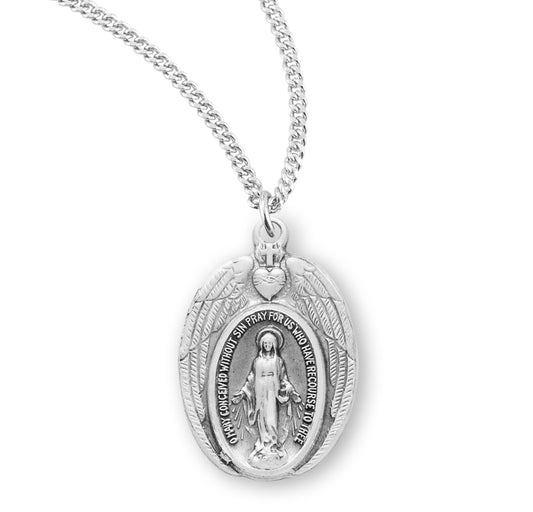 Sterling Silver Miraculous Medal