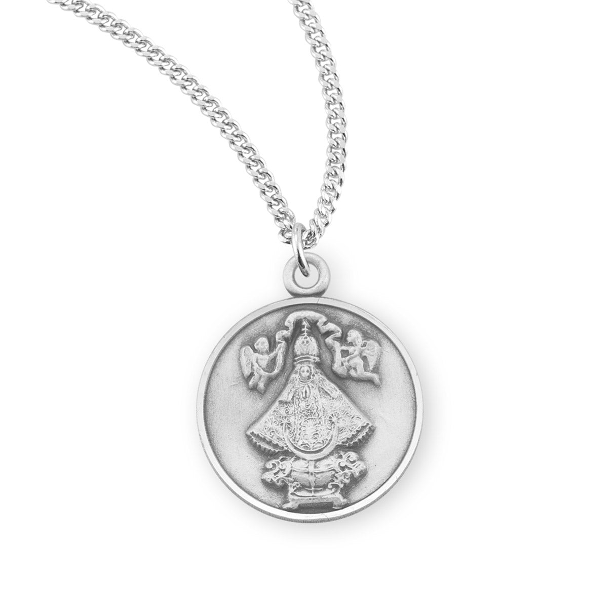 Saint Juan Round Sterling Silver Medal