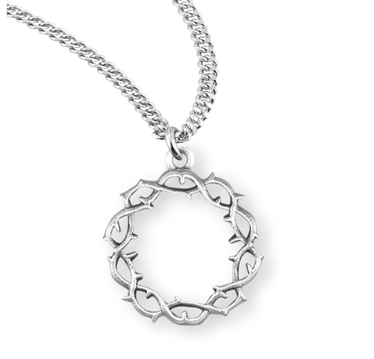 "Crown of Thorns" Sterling Silver Medal
