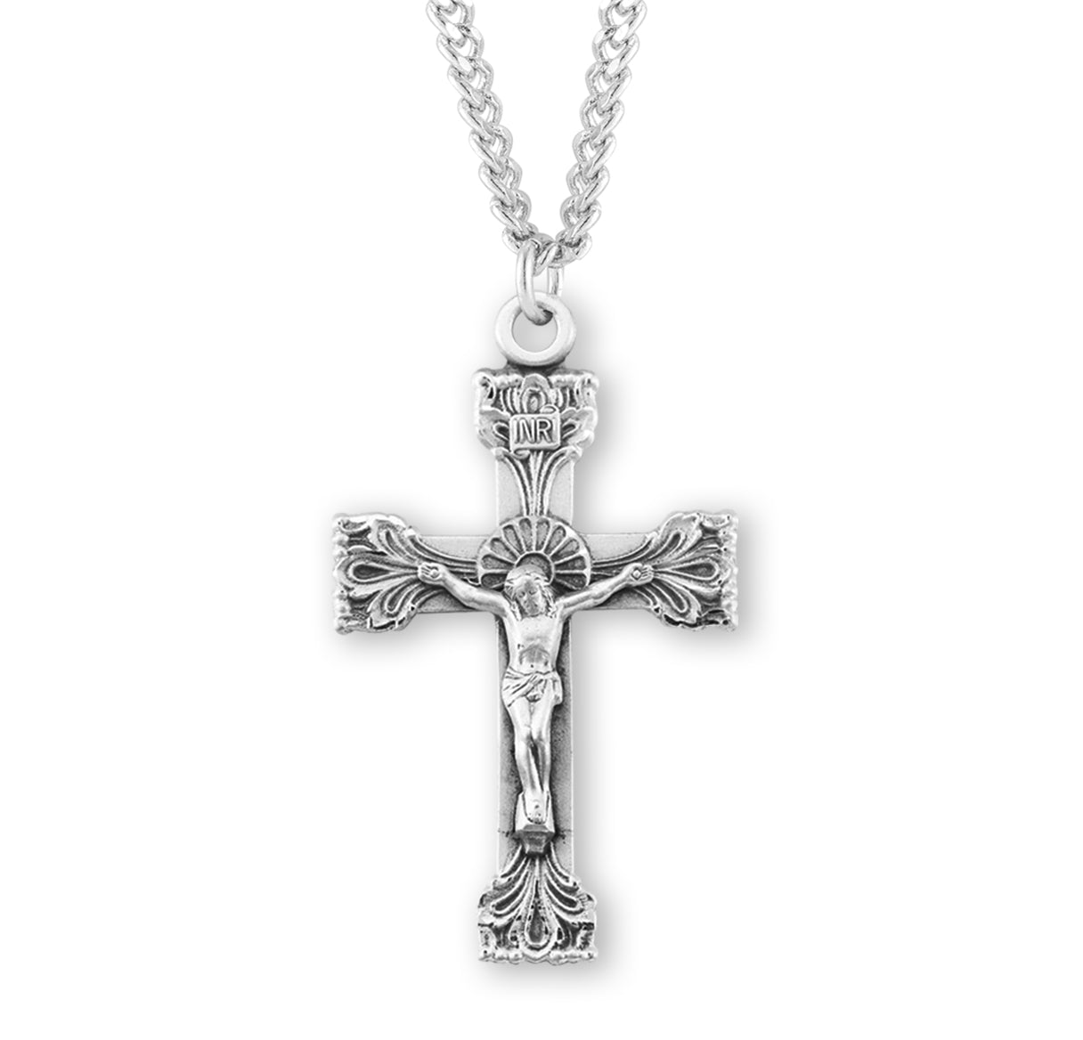 Saint Christopher Round Sterling Silver Medal