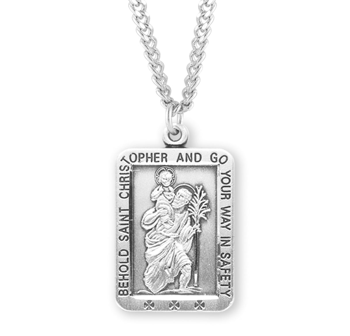 Sterling Silver Filigree Scroll Relief Design Crucifix
