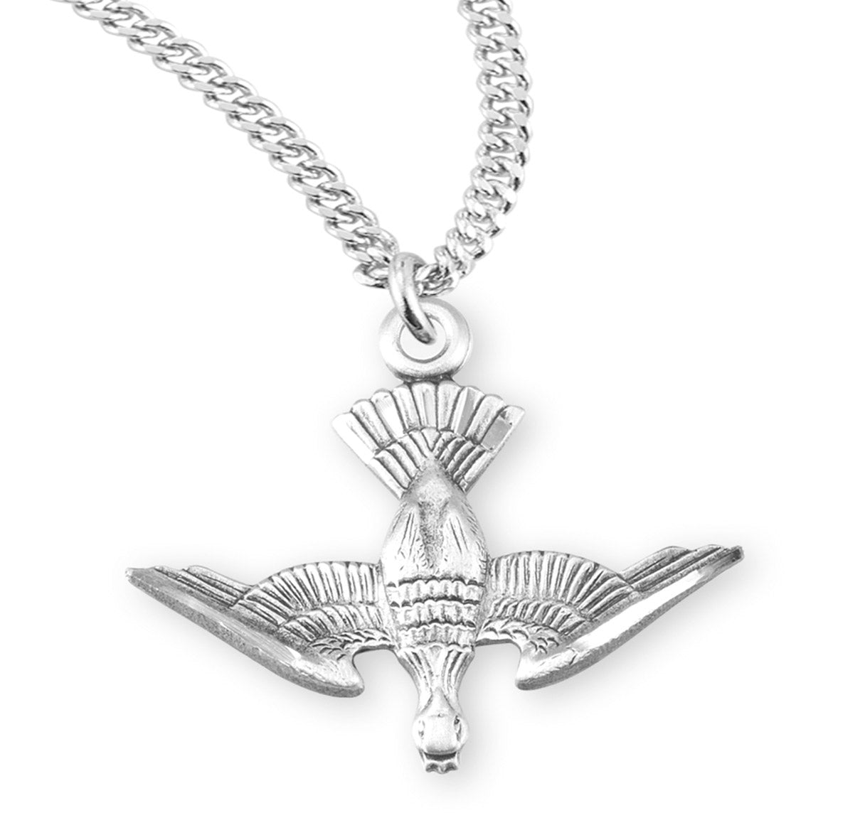 Holy Spirit Sterling Silver Medal