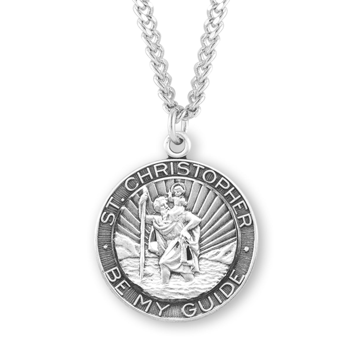 Saint Jude Oval Sterling Silver Medal