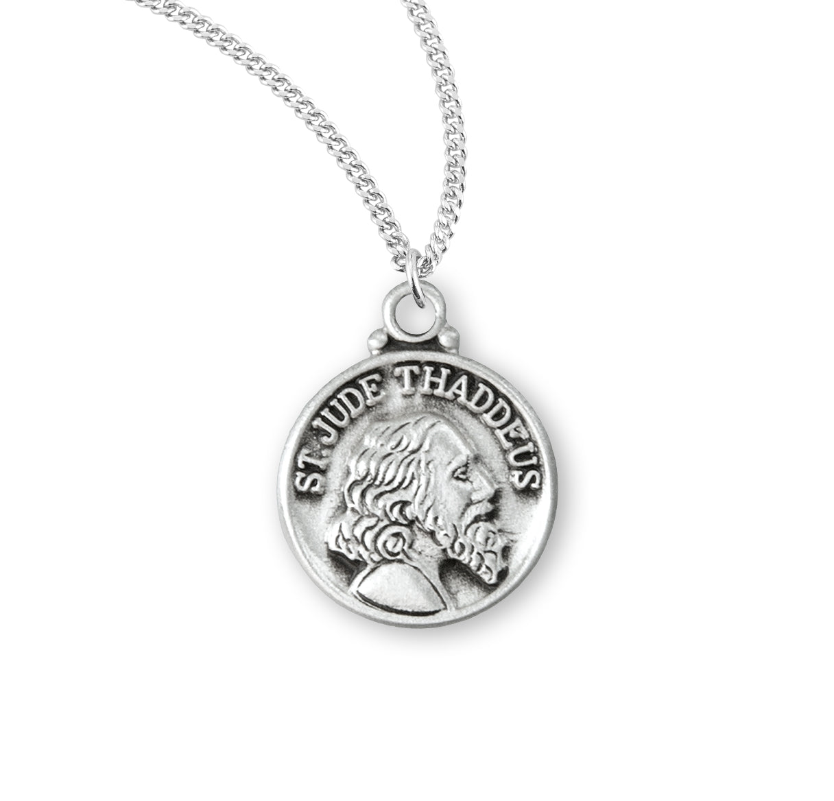 Saint Christopher Oval Sterling Silver Medal