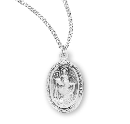 Saint Jude Thaddeus Sterling Silver Medal