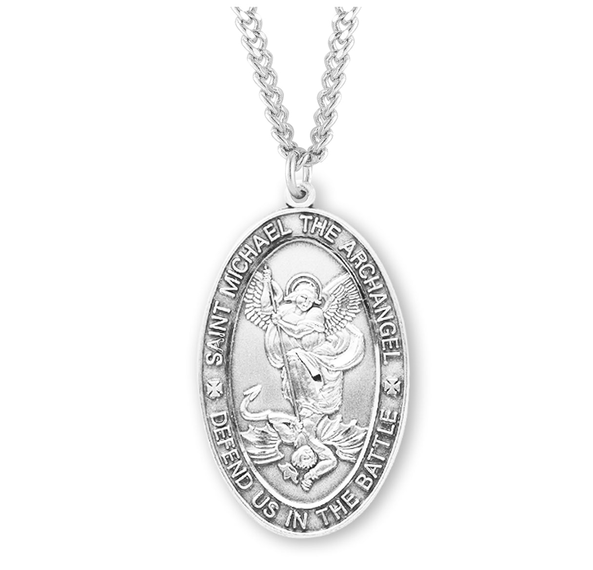 Saint Florian Sterling Silver Firefighters Medal