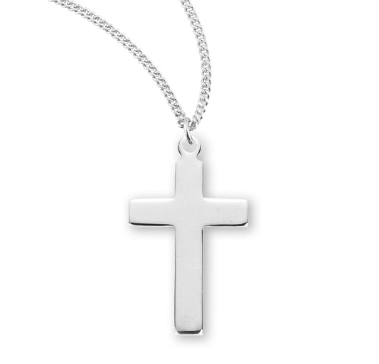 Sterling Silver Plain Cross