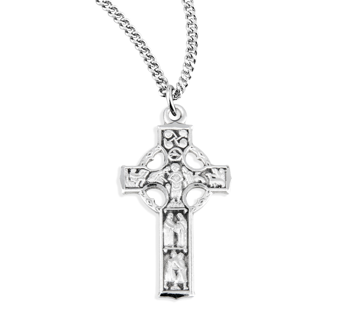 Sterling Silver Fine Detailed Crucifix