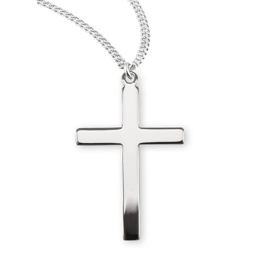 Sterling Silver Plain Cross