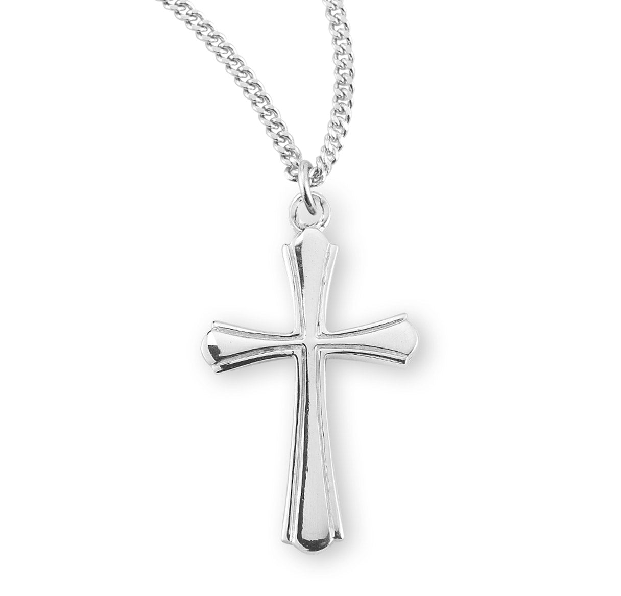 Sterling Silver Cut Out Cross