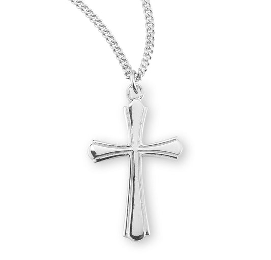 Sterling Silver Cut Out Cross