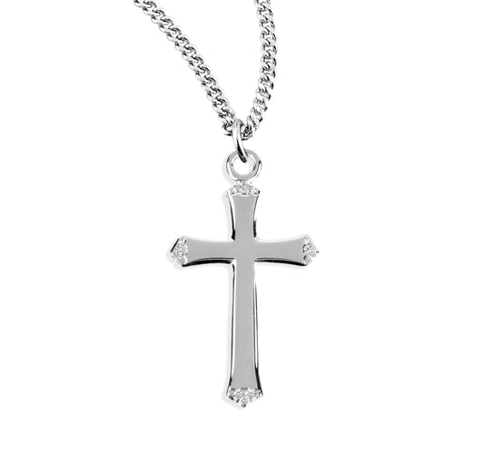Sterling Silver High Polished Cross