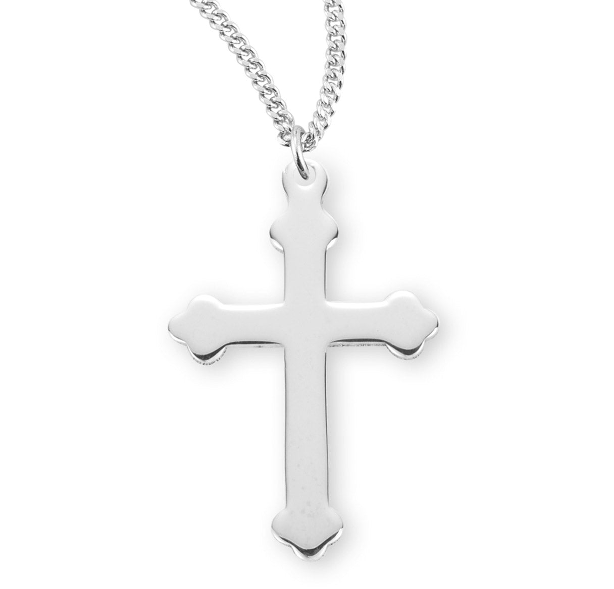 Sterling Silver Tapered End Cross