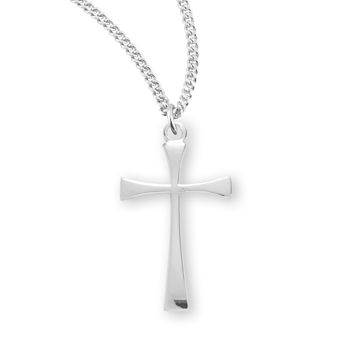 Sterling Silver Detailed Cross