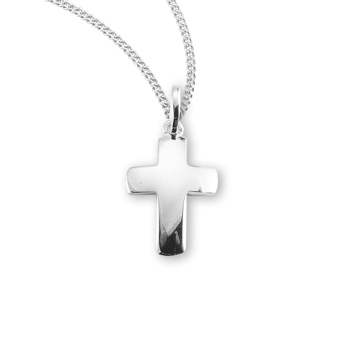 High Polished Sterling Silver Cross