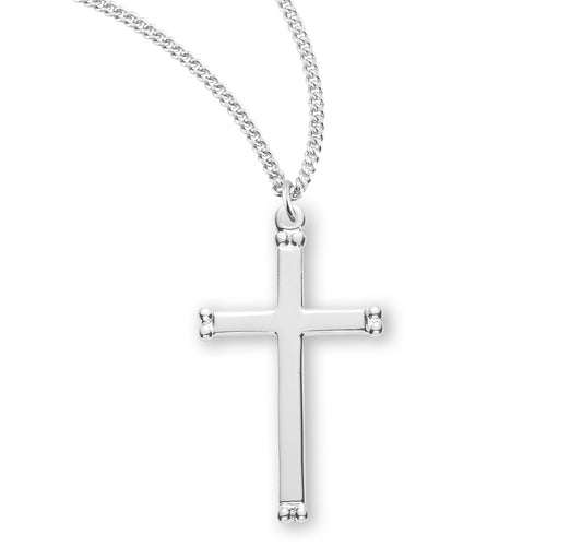 Sterling Silver Cut Out Cross