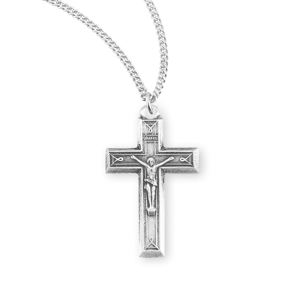 Sterling Silver Holy Trinity Crucifix